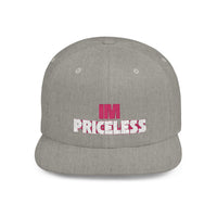 'IM PRICELESS' Flat Bill Snapback Hat