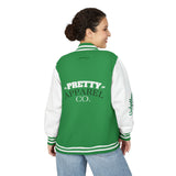 Pretty & Unbothered Letterman Jacket