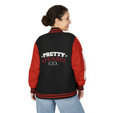 Pretty & Unbothered Letterman Jacket