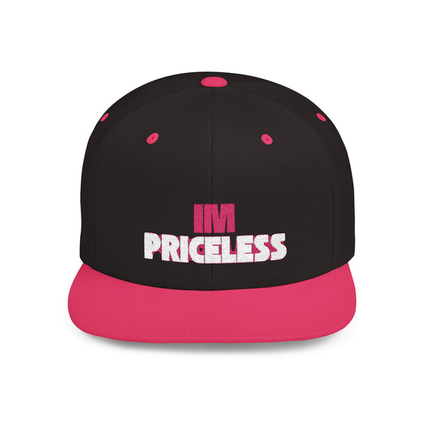 'IM PRICELESS' Flat Bill Snapback Hat