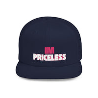 'IM PRICELESS' Flat Bill Snapback Hat