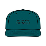 Surf Cap - 'Pretty Not Pressed' Graphic Snapback Hat for Beach Lovers