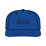 Surf Cap - 'Pretty Not Pressed' Graphic Snapback Hat for Beach Lovers