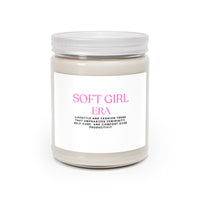 Soft Girl Era Scented Candle - 9oz | Cozy Self-Care Gift for Aromatherapy Lovers