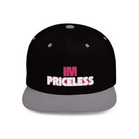 'IM PRICELESS' Flat Bill Snapback Hat