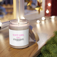 Soft Girl Era Scented Candle - 9oz | Cozy Self-Care Gift for Aromatherapy Lovers