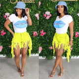 ThrowBack So 70'S Tassel Shorts