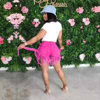 ThrowBack So 70'S Tassel Shorts
